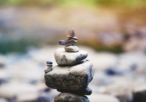 Blurred Background rocks