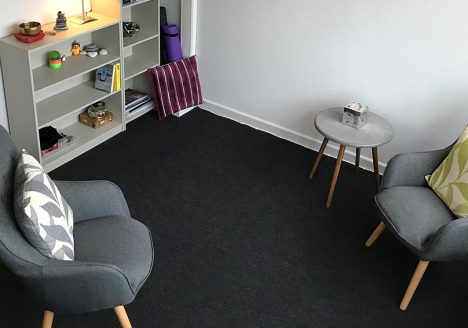 cairn counselling room in queens house, barnstaple